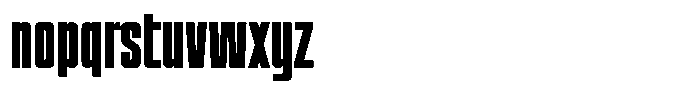 Movie Credit Bold Font LOWERCASE