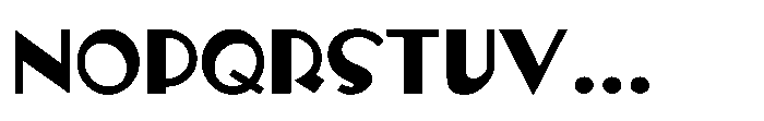 Movie Fan JNL Regular Font UPPERCASE