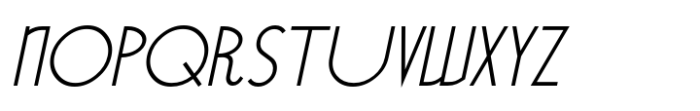 Movie Palace JNL Oblique Font UPPERCASE