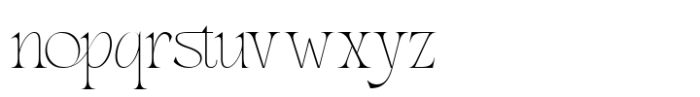 Mowgle Thin Font LOWERCASE