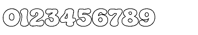 Mowi Outline Regular Font OTHER CHARS