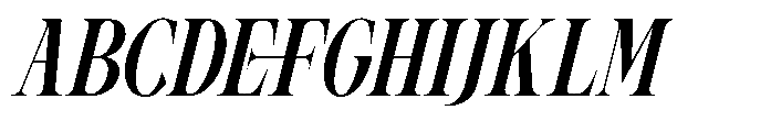 Mowina Italic Font UPPERCASE