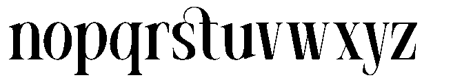 Mowina Regular Font LOWERCASE