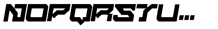 Moxin Italic Font UPPERCASE