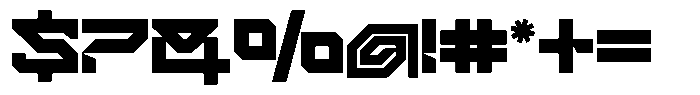 Moxin Regular Font OTHER CHARS