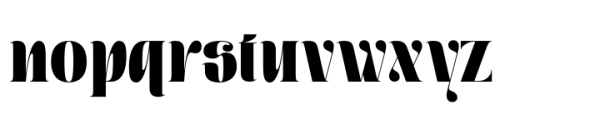 Moxtas Black Font LOWERCASE