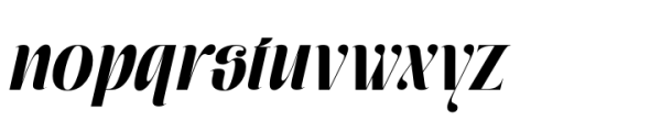 Moxtas Bold Italic Font LOWERCASE