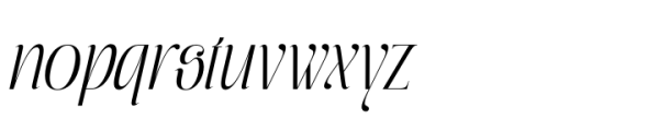 Moxtas Light Italic Font LOWERCASE