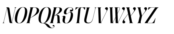 Moxtas Medium Italic Font UPPERCASE