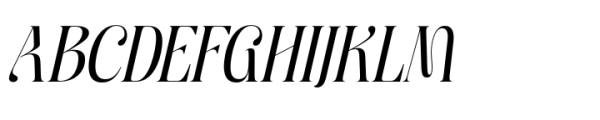 Moxtas Regular Italic Font UPPERCASE