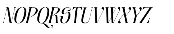 Moxtas Regular Italic Font UPPERCASE