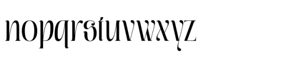 Moxtas Regular Font LOWERCASE