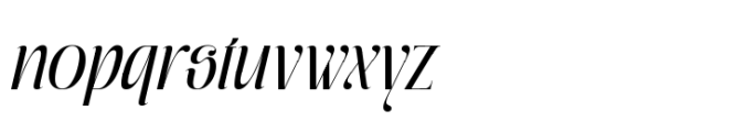 Moxtas Variable Italic Font LOWERCASE