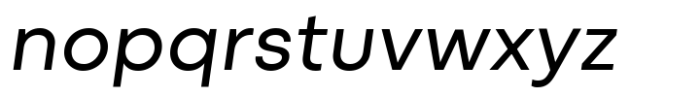 Mozaic Italic Variable Font LOWERCASE