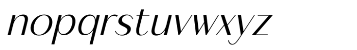 Mozani  Italic Font LOWERCASE