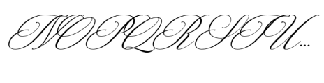 Mozilla Script Slant Font UPPERCASE