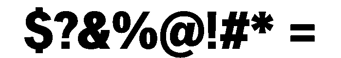 ModaleAntique Extrabold Font OTHER CHARS
