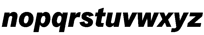 ModaleAntique ExtraboldItalic Font LOWERCASE