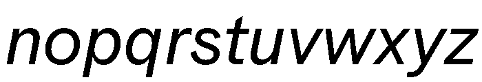 ModaleAntique Italic Font LOWERCASE