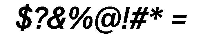 ModaleAntique MediumItalic Font OTHER CHARS