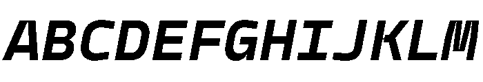 Model Mono Bold 2 Font UPPERCASE