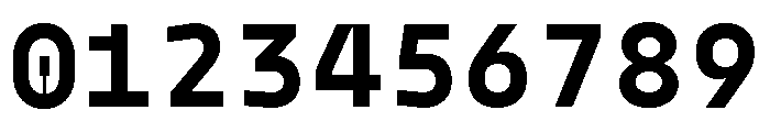 Model Mono Bold Font OTHER CHARS