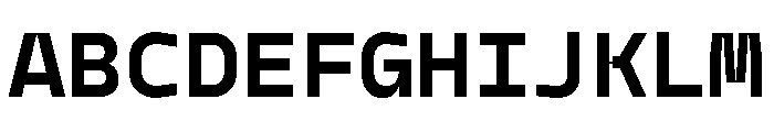 Model Mono Bold Font UPPERCASE