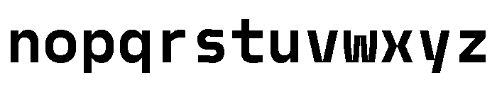 Model Mono Bold Font LOWERCASE