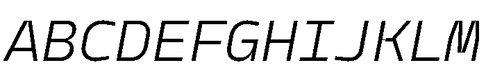Model Mono Book 2 Font UPPERCASE