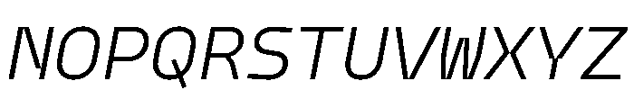 Model Mono Book 2 Font UPPERCASE