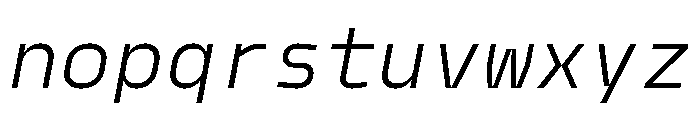 Model Mono Book 2 Font LOWERCASE