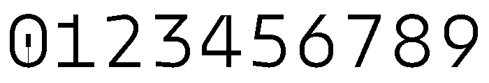 Model Mono Book Font OTHER CHARS