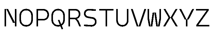 Model Mono Book Font UPPERCASE