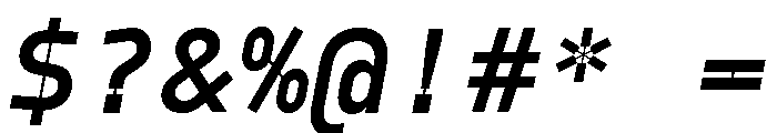 Model Mono Demibold 2 Font OTHER CHARS