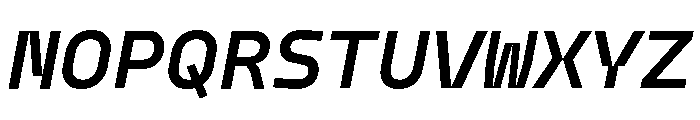 Model Mono Demibold 2 Font UPPERCASE