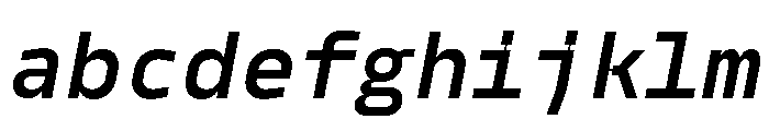Model Mono Demibold 2 FONT