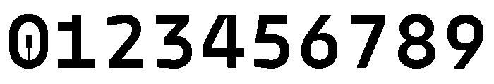 Model Mono Demibold Font OTHER CHARS