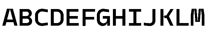 Model Mono Demibold Font UPPERCASE