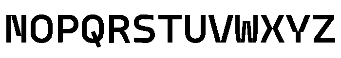 Model Mono Demibold Font UPPERCASE