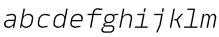 Model Mono Light 2 FONT