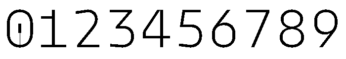 Model Mono Light Font OTHER CHARS