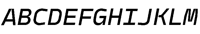 Model Mono Medium 2 Font UPPERCASE