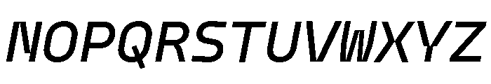 Model Mono Medium 2 Font UPPERCASE
