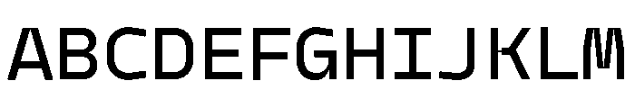 Model Mono Medium Font UPPERCASE