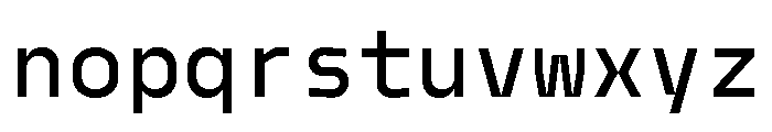 Model Mono Medium Font LOWERCASE