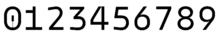 Model Mono Regular 2 Font OTHER CHARS