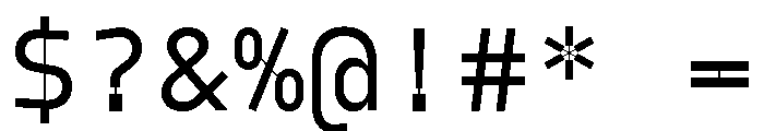 Model Mono Regular 2 Font OTHER CHARS