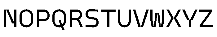 Model Mono Regular 2 Font UPPERCASE