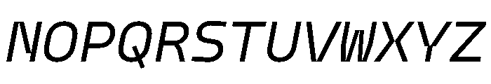 Model Mono Regular 3 Font UPPERCASE
