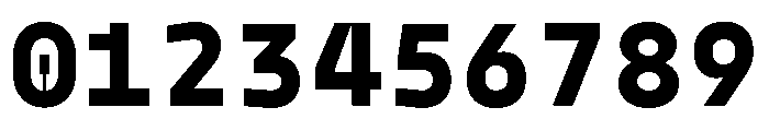 Model Mono Super Font OTHER CHARS